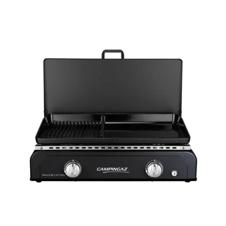 Plancha a gas Campingaz BF LXD Twin 3000006759 – 2 quemadores 6 kW, 60×40 cm