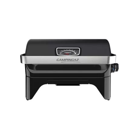 Barbacoa plancha de gas Coleman Attitude 2go 36596 48x26 cm en color negro, diseño portátil y acabado elegante.