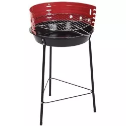 Barbacoa de carbón Vaggan 050130 - 3 patas, redonda 33 cm