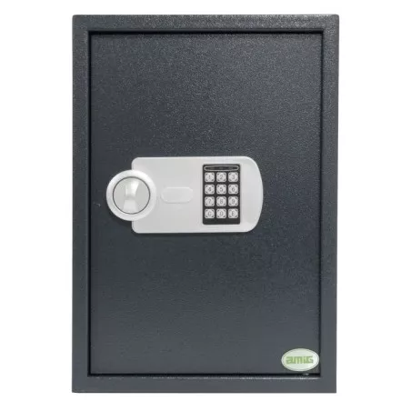CAJA FUERTE AMIG TOPSECURE 23*17 24791 metálica color negro con cerradura digital y diseño compacto.