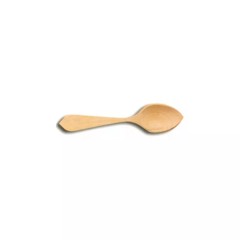 Cuchara de madera para cocina Inalsa 6141 22 cm de color natural, diseño ergonómico y acabado liso.