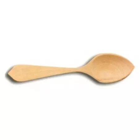 Cuchara de madera para cocina Inalsa 6141 22 cm de color natural, diseño ergonómico y acabado liso.