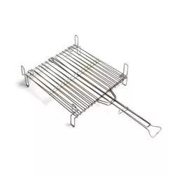 Parrilla doble zincada Sonecol 660 40x40 cm para barbacoa