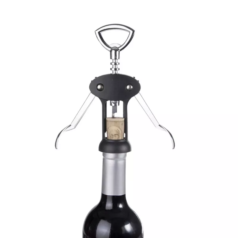 Sacacorchos vino Ibili 695006 de brazo inox 17 cm con diseño elegante y mango ergonómico para fácil uso.