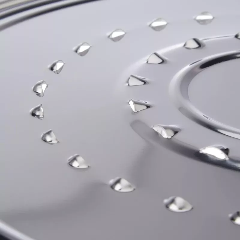 Tapa cocina Ilsa inox 30 cm Nº3 multiuso con pomo anticalor de acero inoxidable con acabado pulido y diseño funcional.