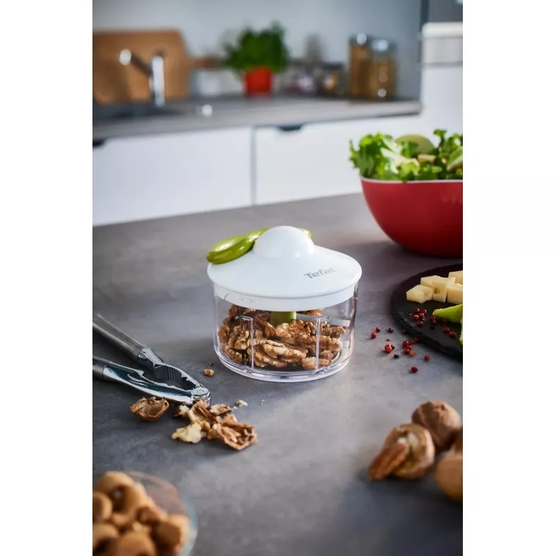Picadora manual Tefal K13304 – 0,5 L, sistema cuerda, base antideslizante