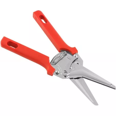 Tijera de cocina Kuhn Rikon Classic roja 27005 con hojas de acero inoxidable y asas ergonómicas para un corte preciso.