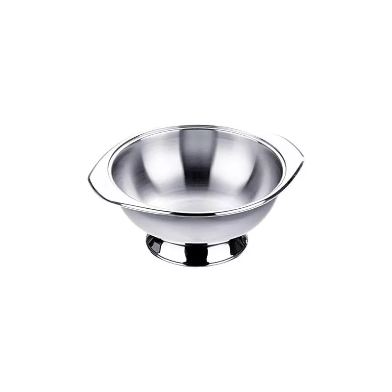 SOPERA 24 C/BASE 51261 INOXIBAR de acero inoxidable con acabado brillante y diseño elegante, ideal para servir.