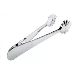 Pinza hielo inox Lacor 62306 18,5 cm de acero inoxidable con diseño moderno y acabado pulido brillante.