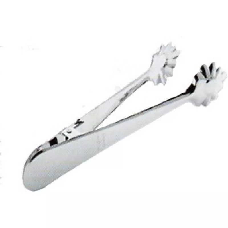 Pinza hielo inox Lacor 62306 18,5 cm de acero inoxidable con diseño moderno y acabado pulido brillante.