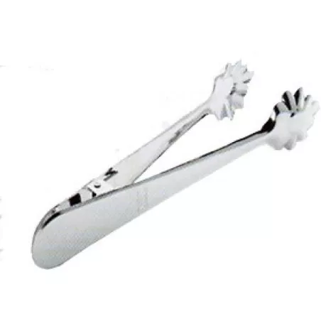 Pinza hielo inox Lacor 62306 18,5 cm de acero inoxidable con diseño moderno y acabado pulido brillante.