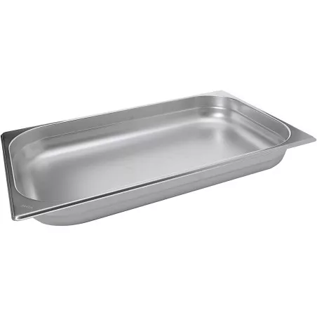 Cubeta Gastronorm 1/1 Lacor 66140 acero inoxidable brillante, resistente y apta para uso profesional en cocina.