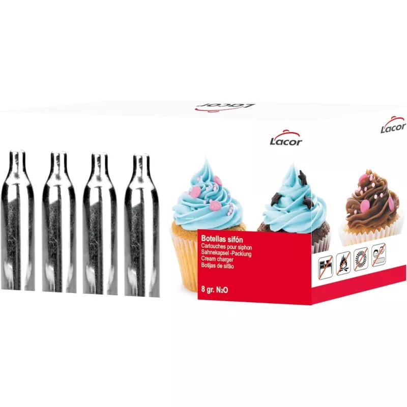 SET 24 BOTELLA GAS SIFON LACOR 68403