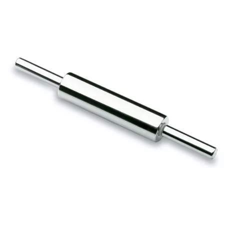 Rodillo de amasar 40 cm Lacor 67140 de acero inoxidable con acabado pulido y mangos ergonómicos para mayor comodidad.