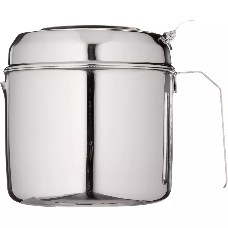 Grasera carne Ilsa 351 inox 3/4 L con filtro, acero inoxidable pulido y diseño práctico para cocinar y servir.