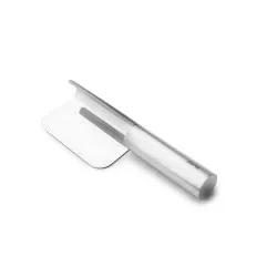 Recogemigas Ibili acero inoxidable 21,5 cm con mango ergonómico y acabado pulido para facilitar la limpieza.