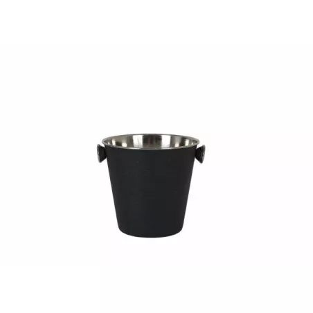 Cubitera inox 12 cm Crocodile Viejo Valle de acero inoxidable pulido en color negro con diseño elegante y acabado brillante