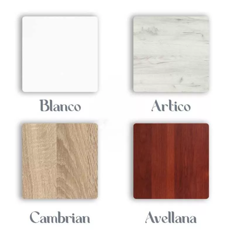 Canapé abatible 150x190 Carpem gran capacidad tapa 3D Gallegas con acabados en blanco, artico, cambrian y avellana