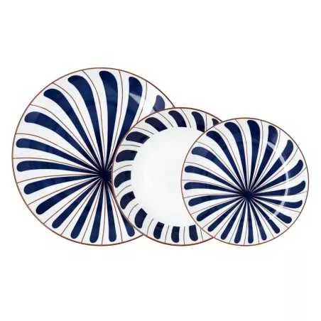 VAJILLA 18 P ARC OCEANIKA BIDASOA PORCELANA