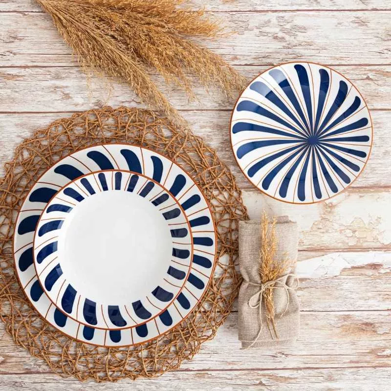 VAJILLA 18 P ARC OCEANIKA BIDASOA PORCELANA