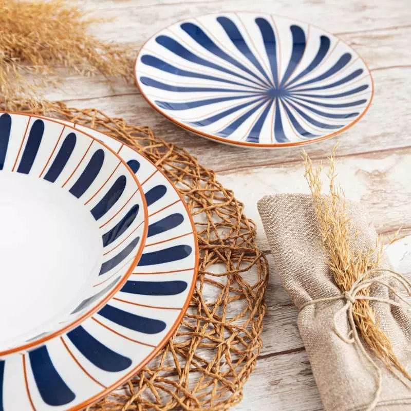 VAJILLA 18 P ARC OCEANIKA BIDASOA PORCELANA