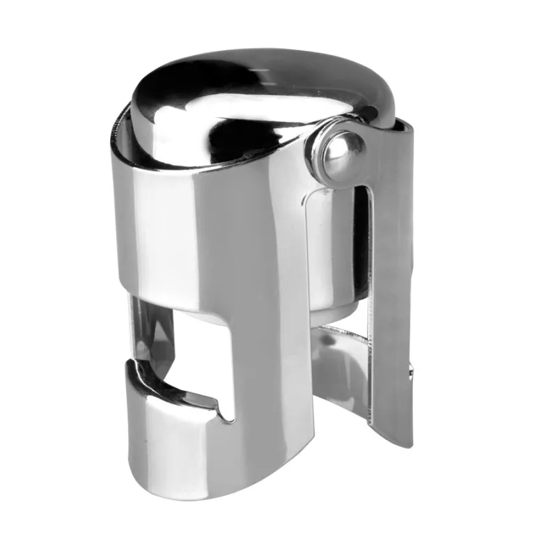 Tapón cava cromado Ibili 722500 con presión hermética ideal para espumosos y material duradero.