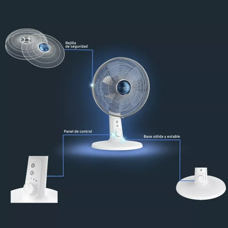 Ventilador sobremesa Rowenta VU2730F0 30cm 40W 4 velocidades