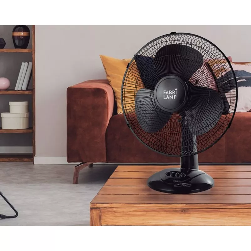 VENTILADOR CORONEL SOBREMESA NEGRO 40
