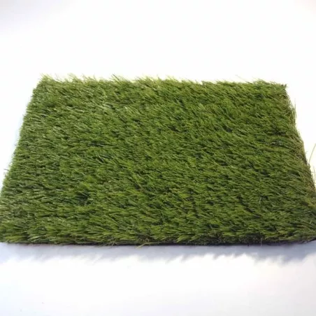 Césped artificial Realturf Eden 30 mm (1 m2) de color verde, textura natural y resistente a condiciones climáticas.
