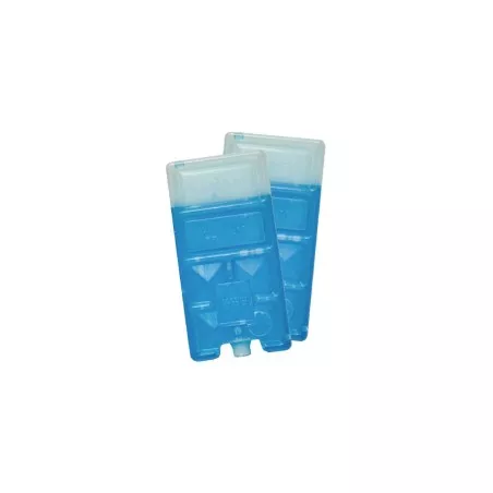 Acumulador de frío Campingaz Freez Pack M5 2x210ml reutilizable en color azul, diseño compacto y ligero para camping.