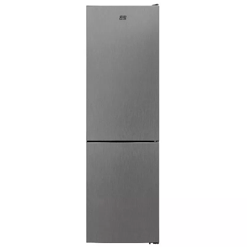 Frigorífico combi New Pol NWC187EIDI.1 NoFrost 186 inox acabado acero inoxidable con diseño vertical y doble puerta