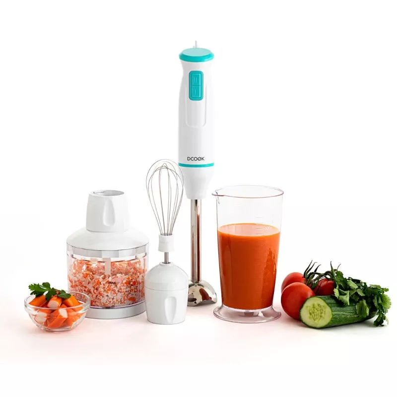 Batidora de mano Dcook Gallery – 600 W, vaso 700 ml, 2 velocidades