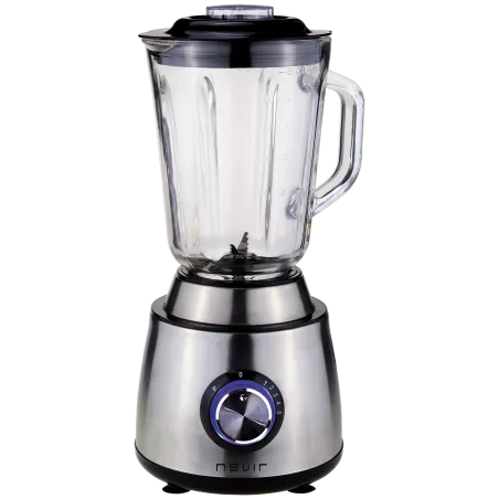 Batidora de vaso Nevir NVR-8415BVM – 600 W, jarra cristal 1,5 L, 5 velocidades