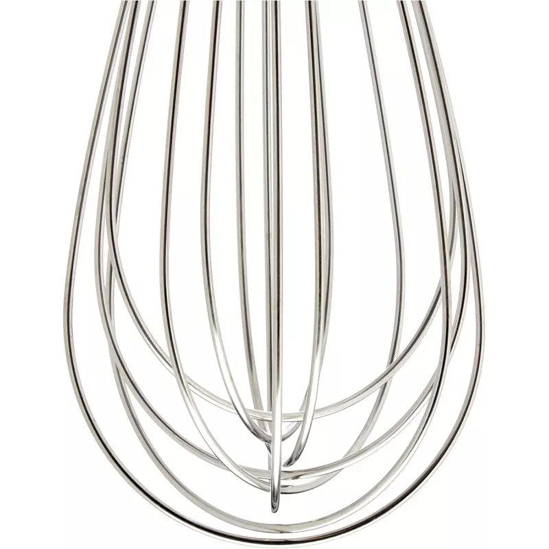 Batidor Fiberglass Lacor 61629 30 cm, mango de fibra de vidrio profesional, acabado metálico, diseño robusto y ligero