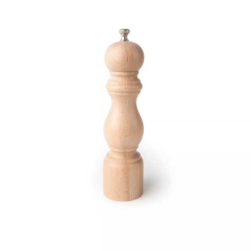 Molinillo para pimienta Lacor 63220 de madera natural con diseño clásico y acabado liso