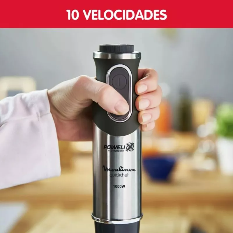 Batidora de mano Moulinex DD655A10 1000W QuickChef