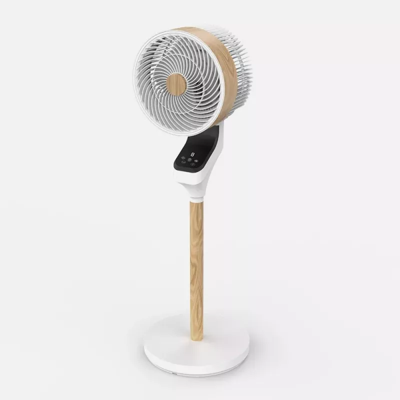 Ventilador de pie Fabrilamp Bizancio 50W 3V blanco/haya