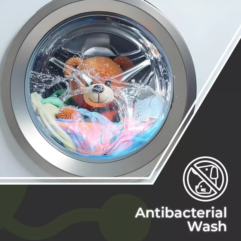 Lavadora-secadora Aspes ALS96400AIDVB 9/6 kg carga frontal acero inoxidable con función antibacterial y 1400 rpm