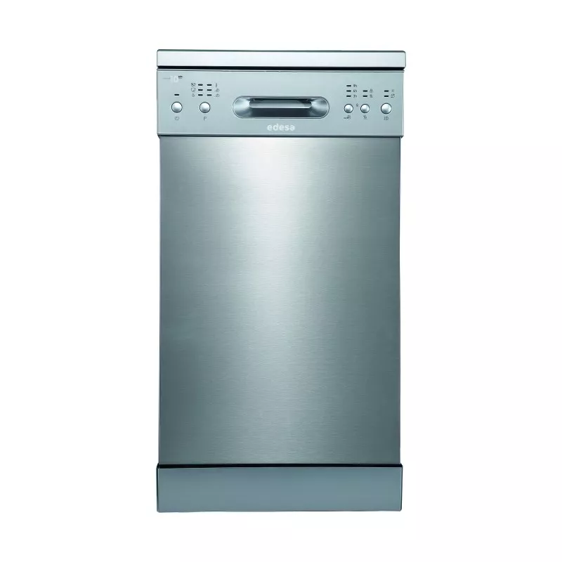 Lavavajillas Edesa EDW-4610X 10 cubiertos - 45 cm compacto inox con diseño moderno y panel de control frontal