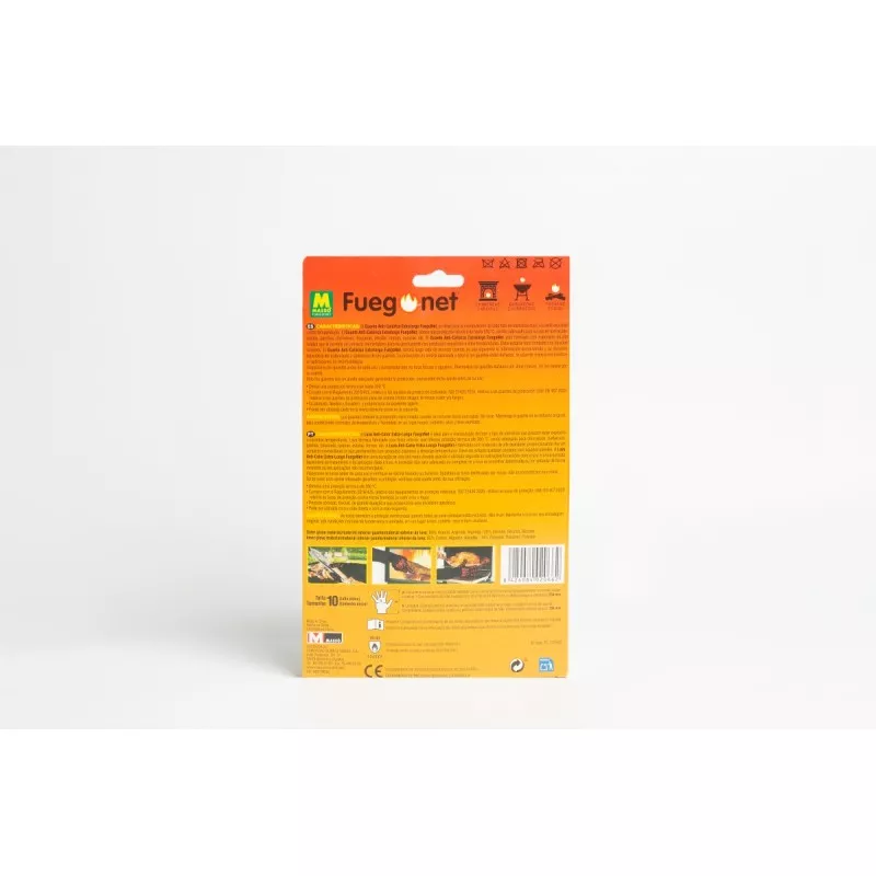 GUANTE BARBACOA MASSO 231631 de material resistente al calor, color negro, diseñado para una mejor sujeción y confort.