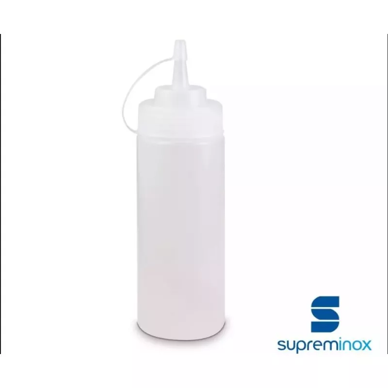 Biberón dosificador transparente 720 ml Supreminox 1958 polipropileno con diseño ergonómico y tapón de precisión.