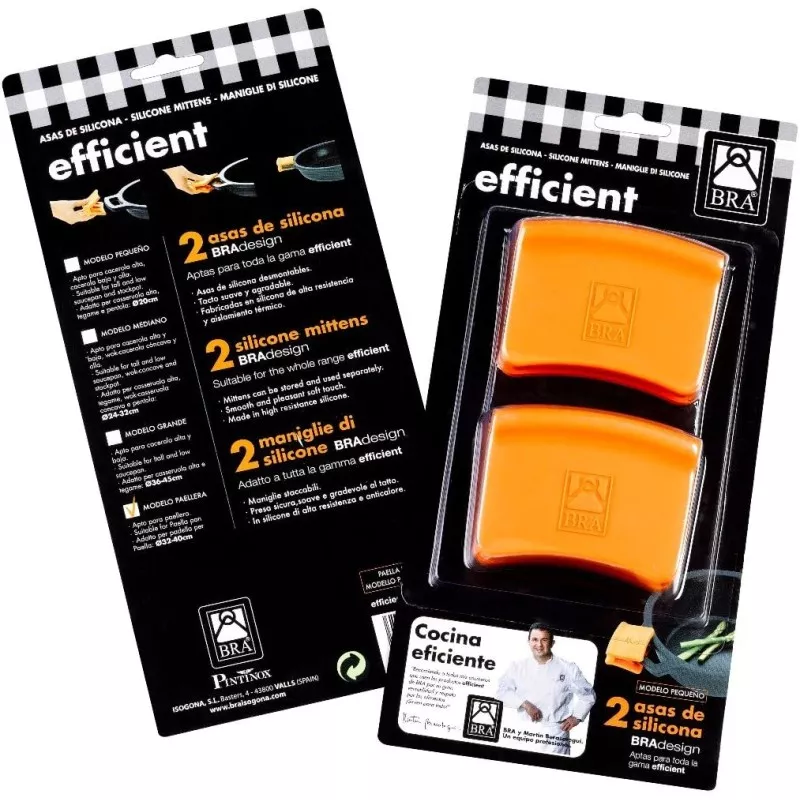 ASA SILICONA BRA E2 PARRILLA 284008 en color naranja, material de silicona, diseño práctico para cocina eficiente.