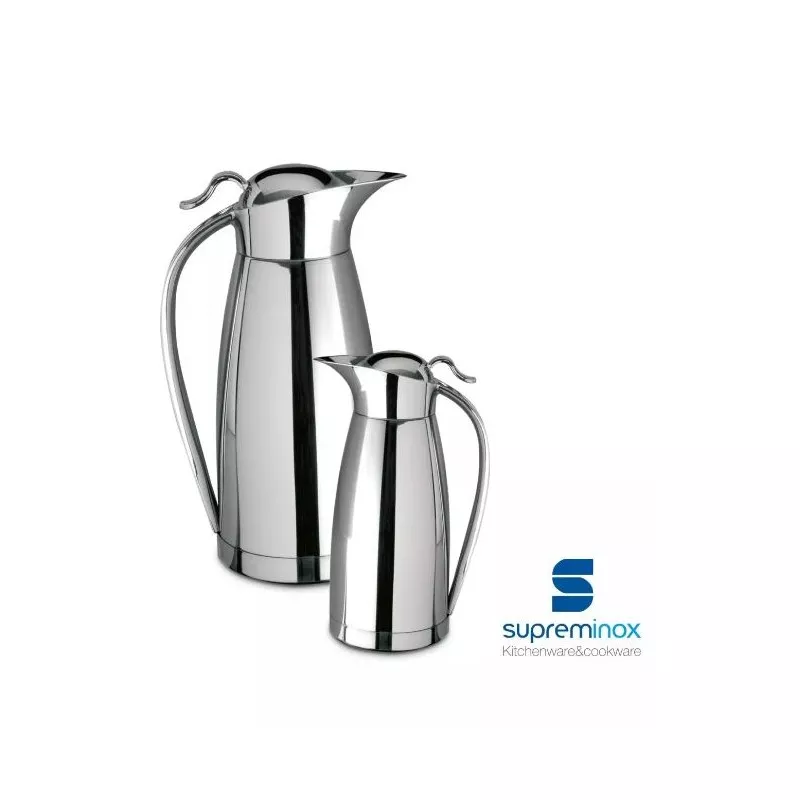 Jarra térmica acero inoxidable 1,2L Supreminox RFº6181 con diseño elegante y acabado pulido espejo