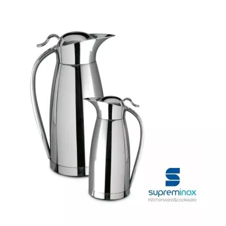 Jarra térmica acero inoxidable 1,2L Supreminox RFº6181 con diseño elegante y acabado pulido espejo