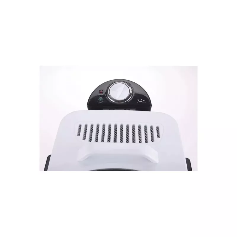 Freidora de aceite Jata FR278 2,5L 2000W blanca con diseño compacto y panel de control en negro