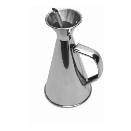 Alcuza profesional inox 1L Ilsa antigoteo en acero inoxidable con diseño moderno y acabado brillante