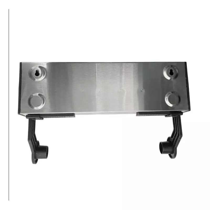 Portarrollo de cocina triple aluminio Quttin 3 en 1 pared con acabado metálico y diseño funcional para organizar rollos.