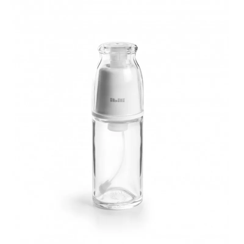 Aceitera pulverizador inox Ibili 701117 de acero inoxidable con diseño moderno y acabado brillante, ideal para aceites.