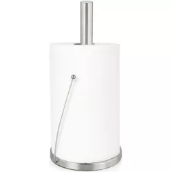 Portarrollo cocina Confortime acero Quttin para papel cocina en acabado mate con diseño moderno y soporte resistente
