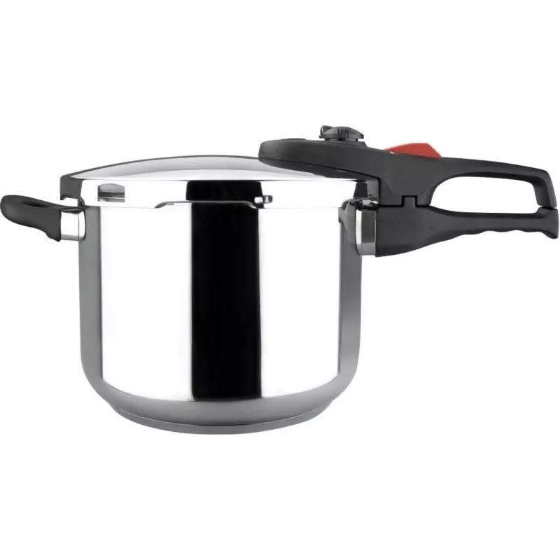 Olla a presión Magefesa Practika Plus 3,2L inducción de acero inoxidable con tapa de seguridad y mango ergonómico